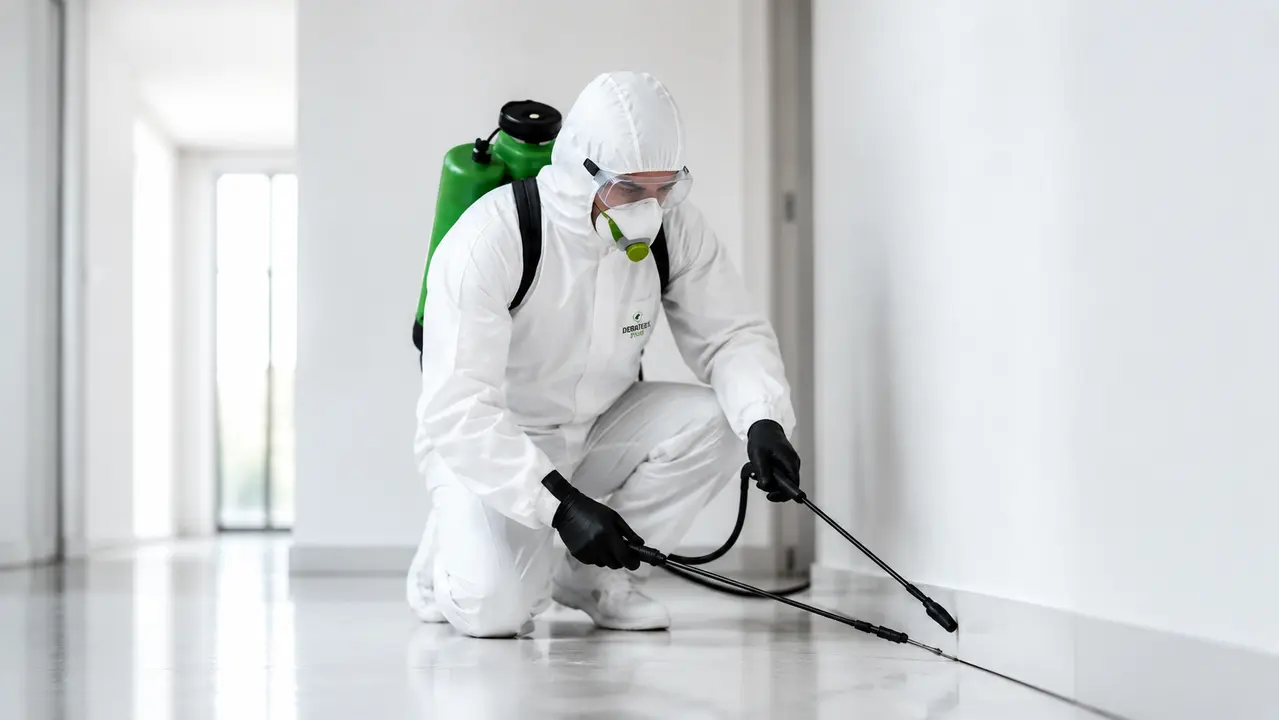 Profesionálny technik DERATEX PLUS pri DDD zásahu